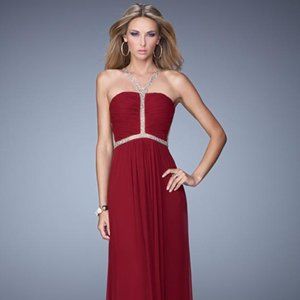 La Femme Formal Dress (Garnet Size 00) Never Worn